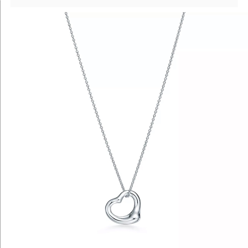 Tiffany Open Heart Pendant Elsa Peretti - Picture 5 of 5